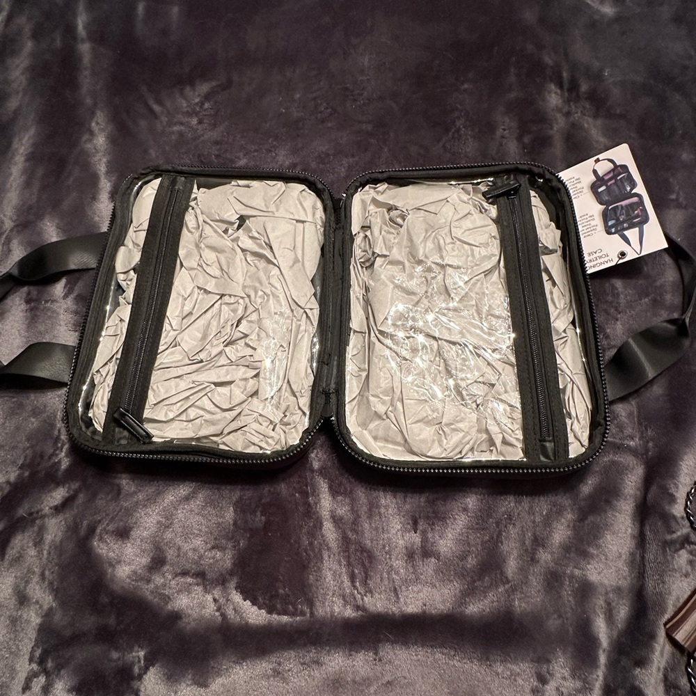 Joan & David Black Hanging Toiletry Case - Picture 4 of 5